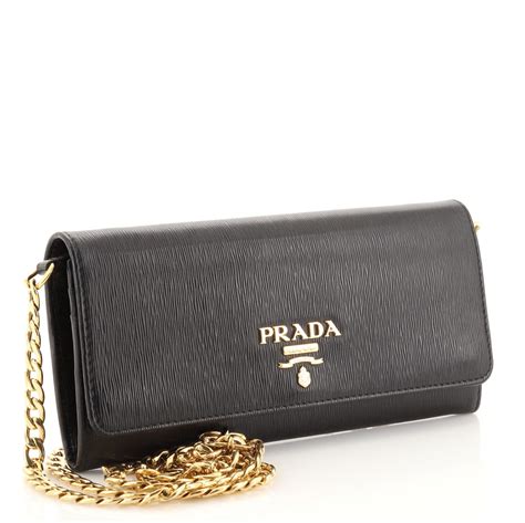 how much is prada wallet on chain|prada wallet black woman.